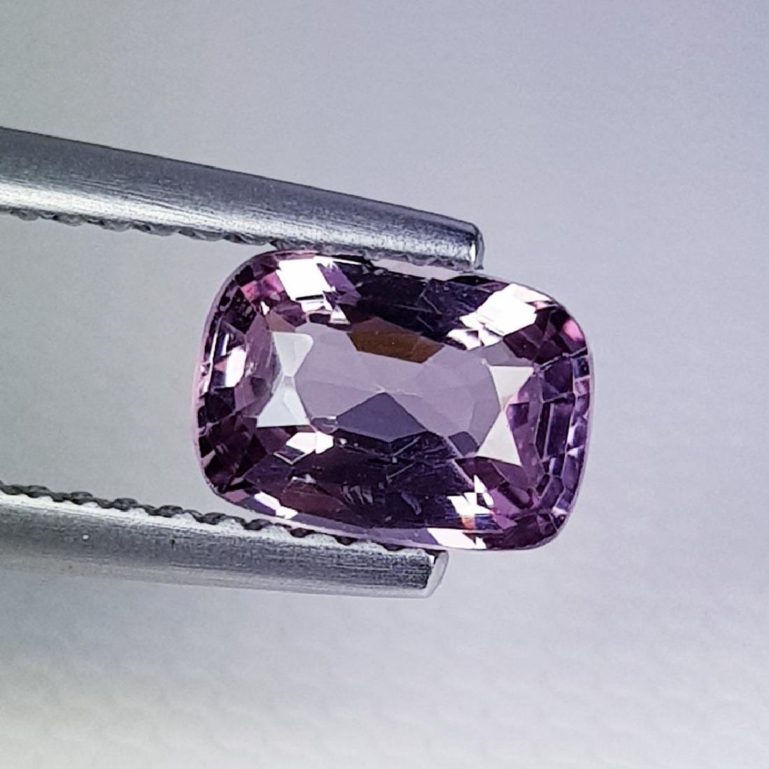 Natural Spinel Cushion Cut - 1.10 ct: No Reserve! Title: Natural Spinel Cushion Cut - 1.10 ct Color/Clarity: VS Gemstone: Loosegemstone Carat Weights: 1.1 Size/Domension:7.30 x 5.20 x 3.20 Additional Info: Cushion - Burma Shipping: Worldw