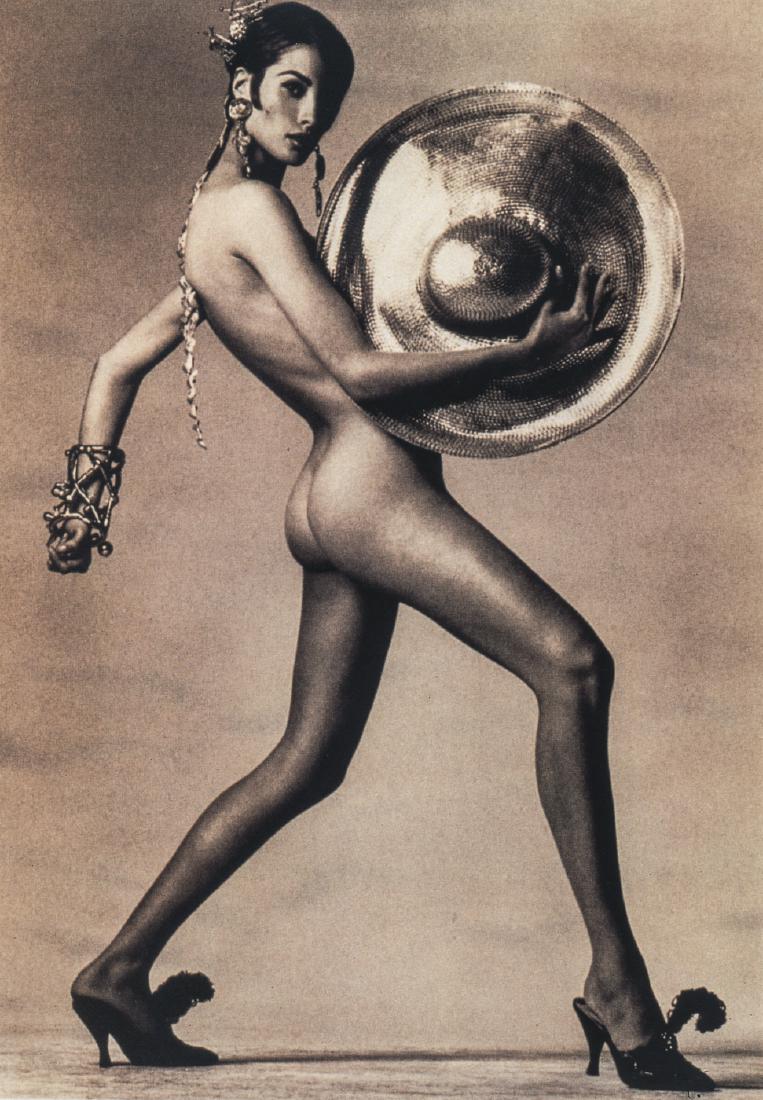 STEVEN MEISEL - Long Legged Nude, 1991: Artist: Meisel, Steven Title: Long Legged Nude, 1991 Medium: Photo Litho, 1992, Japan Dimensions: 6.45x9.3" Heat Wax Mounted on 11x14" Conservation Board Steven Meisel is an American fashion photograp