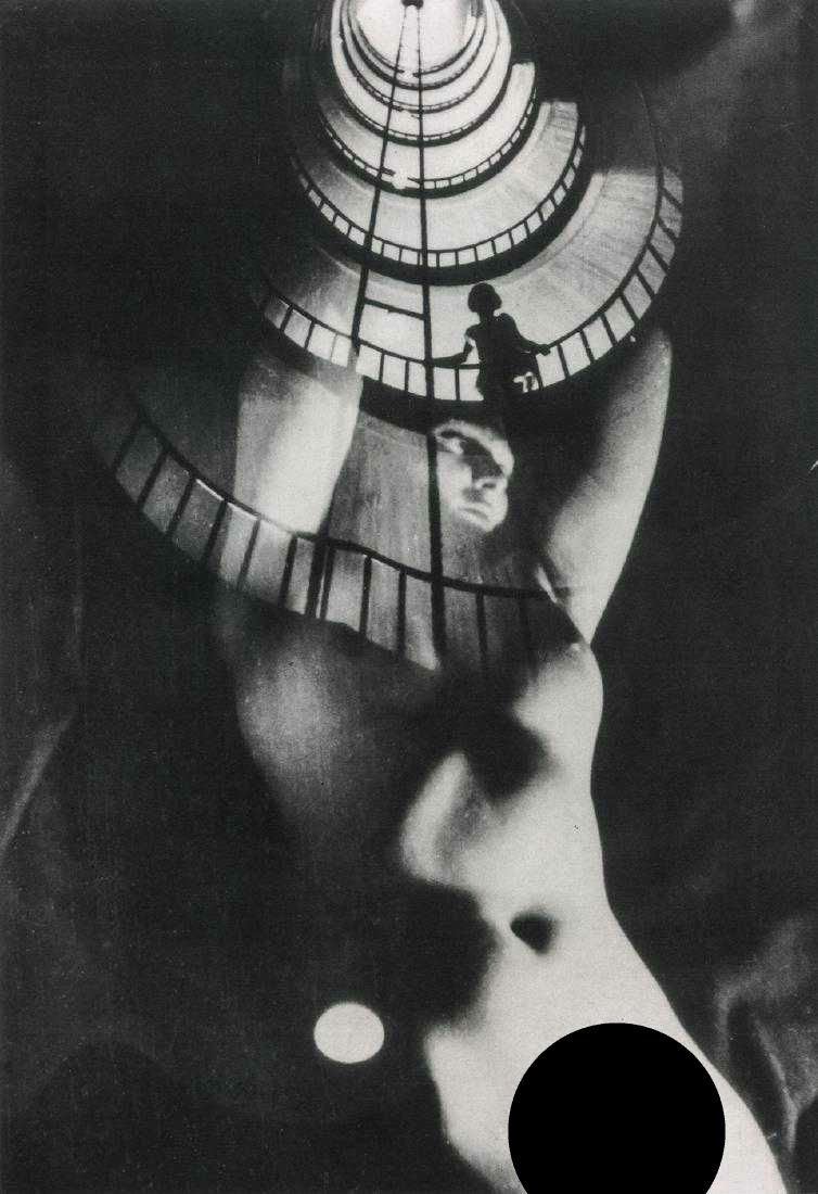 FRANZ ROH - Nude on a Staircase: Artist: Roh, Franz Title: Nude on a Staircase Medium: Photo Litho, 1995, Italy Dimensions: 6.3x9.2" Heat Wax Mounted on 11x14" Conservation Board Franz Roh (1890 - 1965), was a German historian, photo