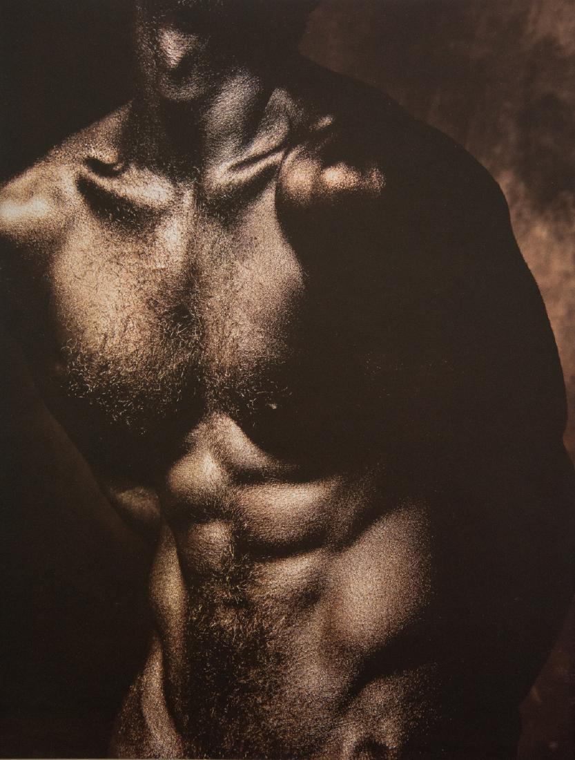 ALBERT WATSON - Laurent Torso, New York City, 1992: Artist: Watson, Albert Title: Laurent Torso, New York City, 1992 Medium: Photo Litho, 1992, Japan Dimensions: 10.3x13.45" Heat Wax Mounted on 14x18" Conservation Board Albert Watson (born 1942) is a S