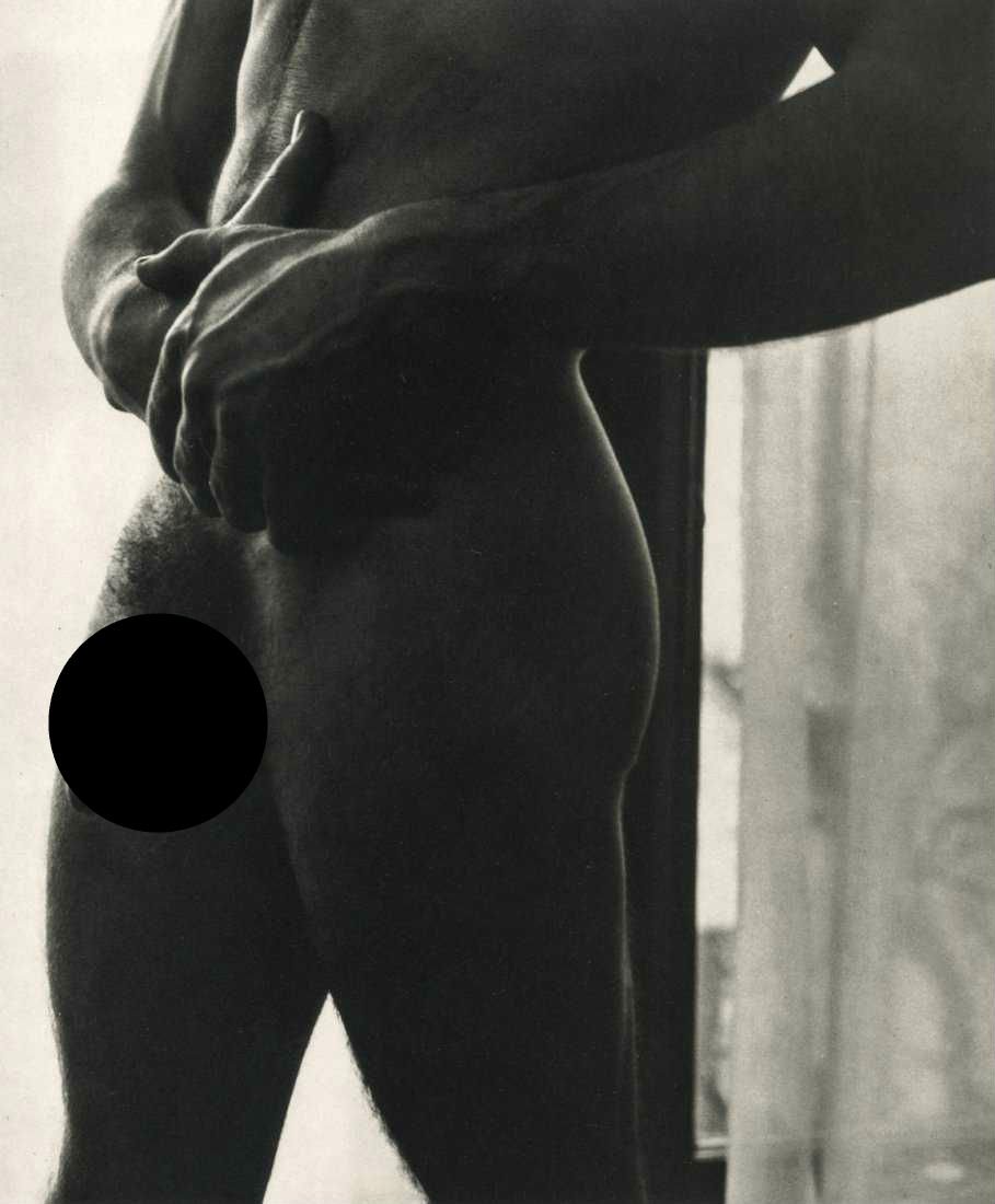 MINOR WHITE - Nude, Tempation of St. Anthony, 1948: Artist: White, Minor Title: Nude, Tempation of St. Anthony, 1948 Medium: Photo Litho, 1980, USA Dimensions: 5.8x7" Heat Wax Mounted on 8.5x11" Conservation Board Minor Martin White (1908 – 1976) was