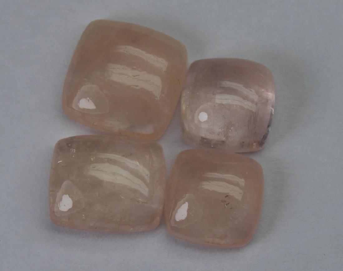15.72 Ct Natural Morganite Lot: No Reserve! Title: 15.72 Ct Natural Morganite Lot Additional Information: Gemstone: Natural MorganiteOrigin: Africa Weight: 15.72 Carats Measurements: 9x9x5.2 mm, 9.2x9.2x4.2 mm, 11.1x11x4.1 mm, 11.1x