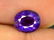 0.85 cts Oval Cut Dazzling Violet Purple Loose - 4