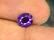 0.85 cts Oval Cut Dazzling Violet Purple Loose - 5