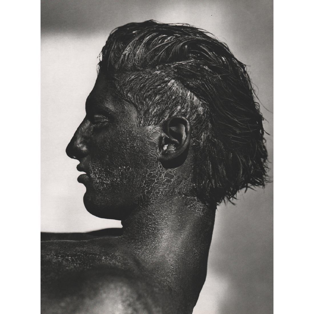 HERB RITTS - Tony with Blackface, LA 1986: Artist: HERB RITTS Print Title: Tony with Blackface, LA 1986 Medium: Sheet-fed Gravure Printing Date: 1980's Printed in Japan Image Size approx: 11 X 14 inches Herb Ritts (1952-2002) was an American f
