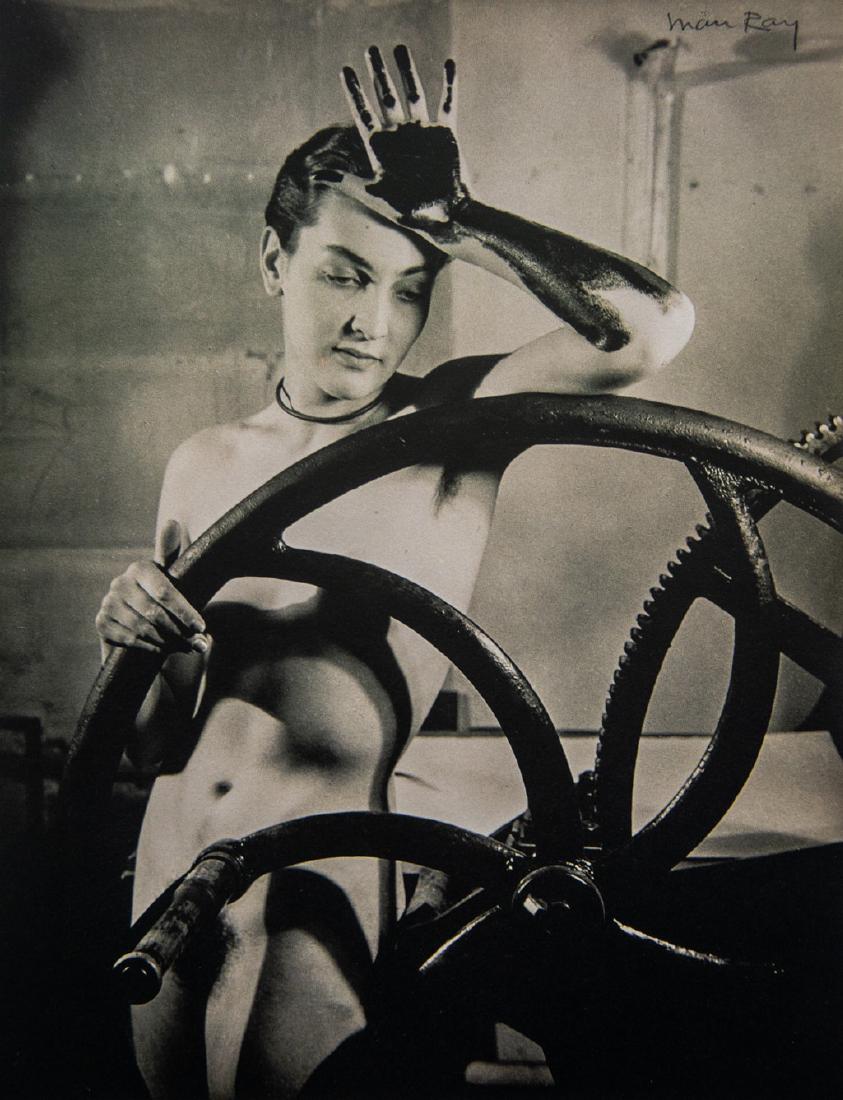 MAN RAY - Erotique Voilee (Meret Oppenheim), 1933: Artist: Man Ray Title: Erotique Voilee (Meret Oppenheim), 1933 Medium: Photo Litho, 2000, USA Dimensions: 7.8x10.2" Heat Wax Mounted on 11x14" Conservation Board Limited Edition of 1,000. Man Ray, ori
