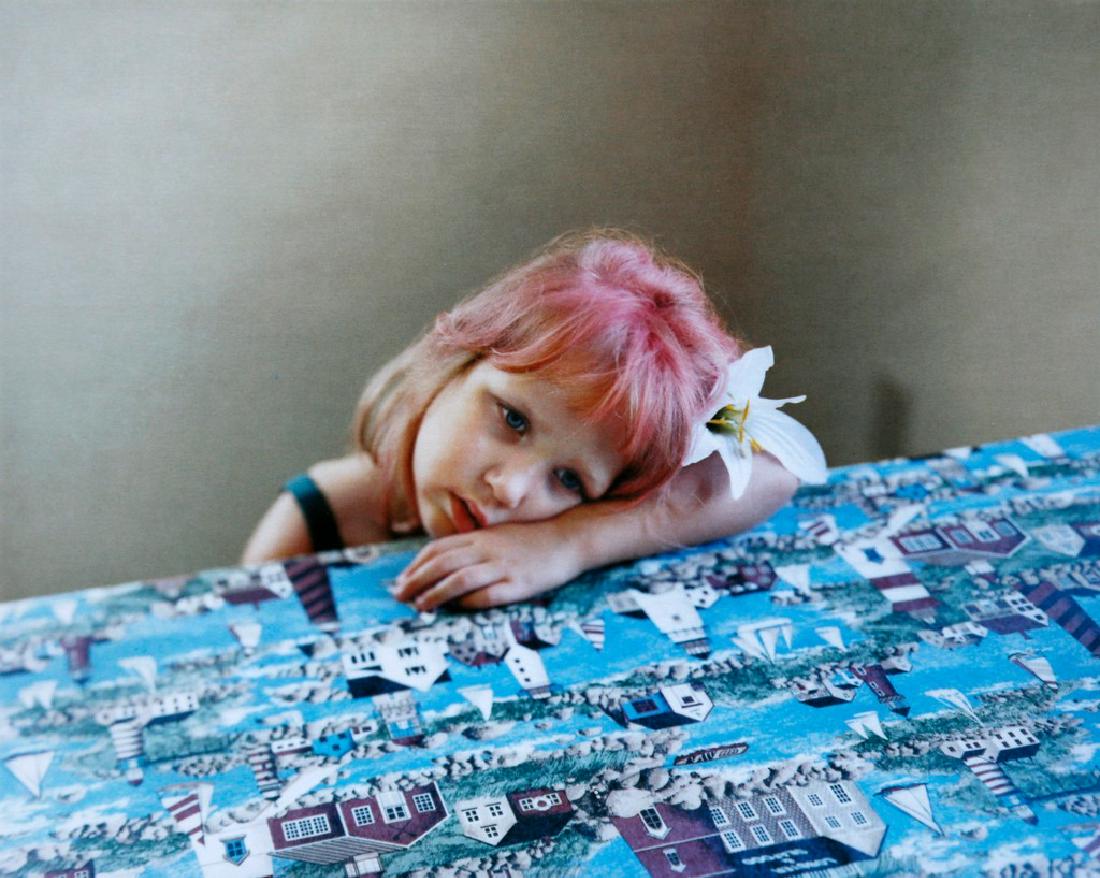 ALEC SOTH - Sydney, dreamy, pink haired. Florida, 2004: Artist: Alec Soth Title: Sydney, dreamy, pink haired. Florida, 2004 Date Printed: 2008 Medium: Photo Litho with Copyright Alec Soth/Magnum Photos Printer Location: Italy Size: 15x19 cm - 7.5x5.9 inch