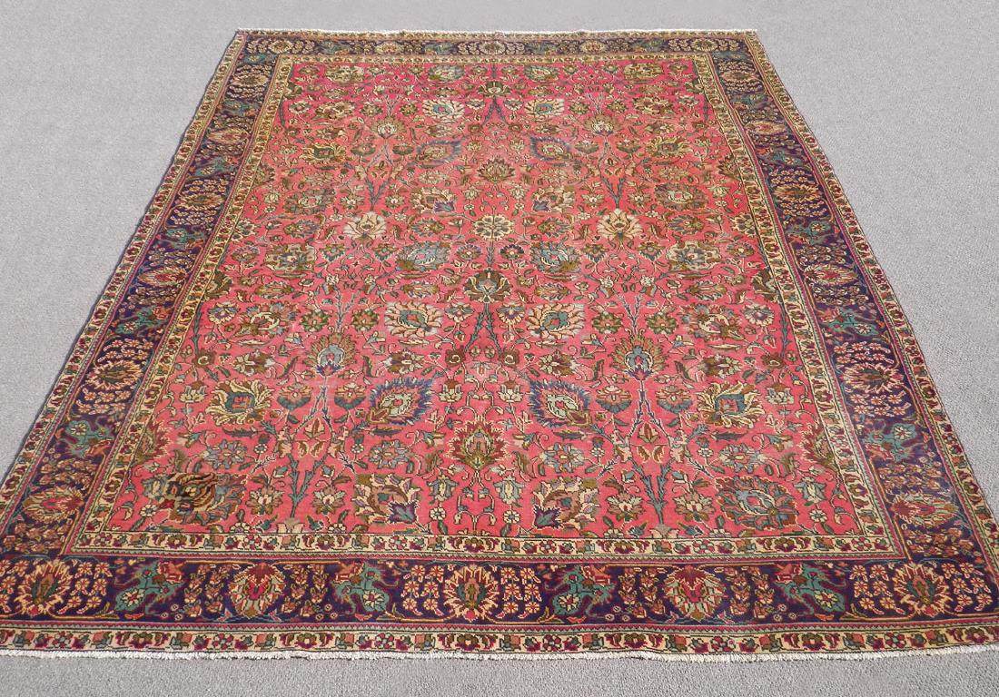 Semi Antique All-over Persian Tabriz 12.8x9.8 (1 of 5)