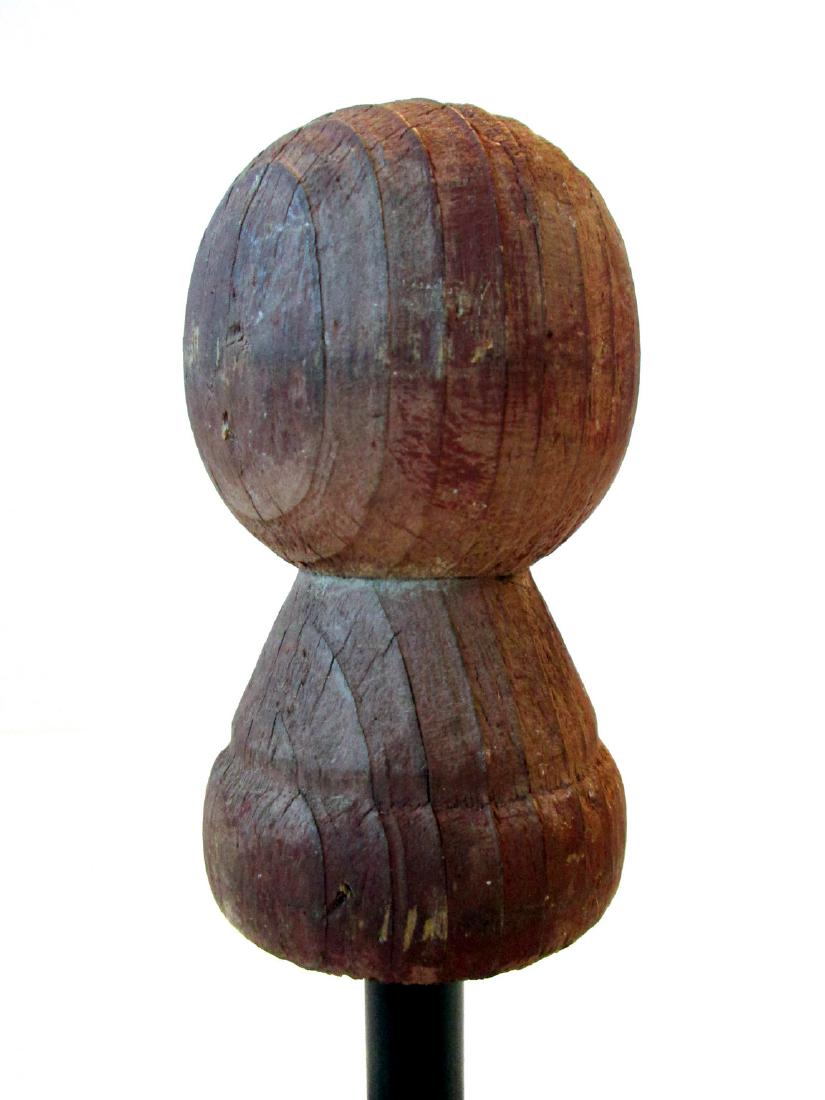 Painted Fence-post Finial (1 of 7)