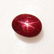 1.74 Ctw Natural Six Line Star Ruby Oval Cab - 2
