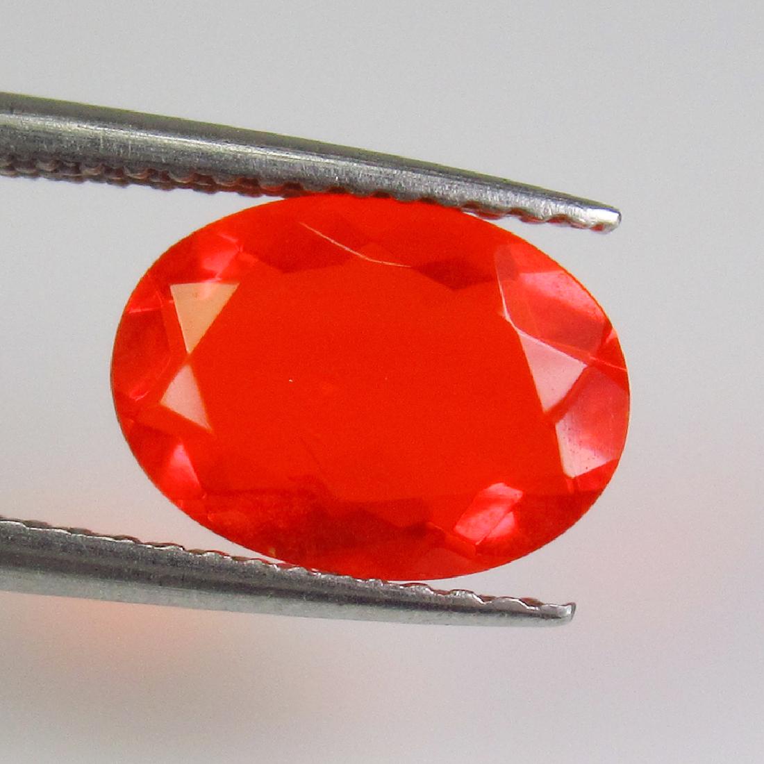 1.31 Ctw Natural Ethiopian Orange Fire Opal Oval Cut (1 of 2)