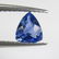 0.63 Ctw Natural Blue Sapphire Trillion Cut