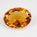 5.77 Ct Genuine Madeira Brandy Yellow Citrine Oval