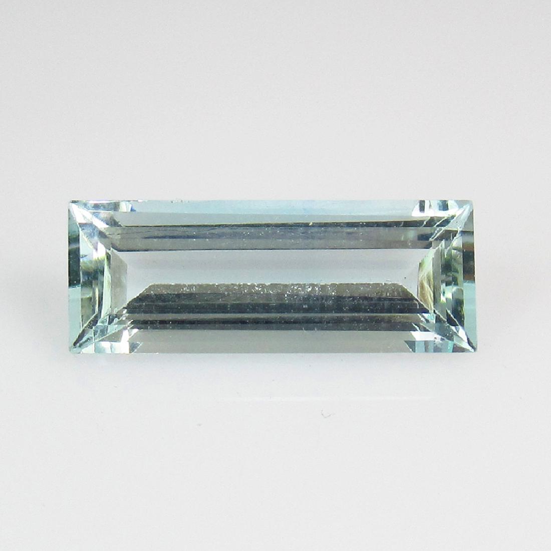 2.15 Ct Genuine Aquamarine 13.5X5 mm Rectangle (1 of 2)