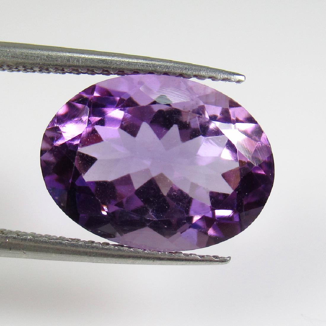 5.51 Ct Natural Purple Amethyst 13.5X10 mm Oval (1 of 2)