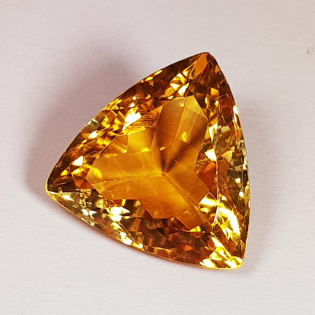 Natural Citrine Triangle Cut 9.05 ct (1 of 6)