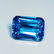 Natural Blue Topaz Emerald Cut 3.45 ct