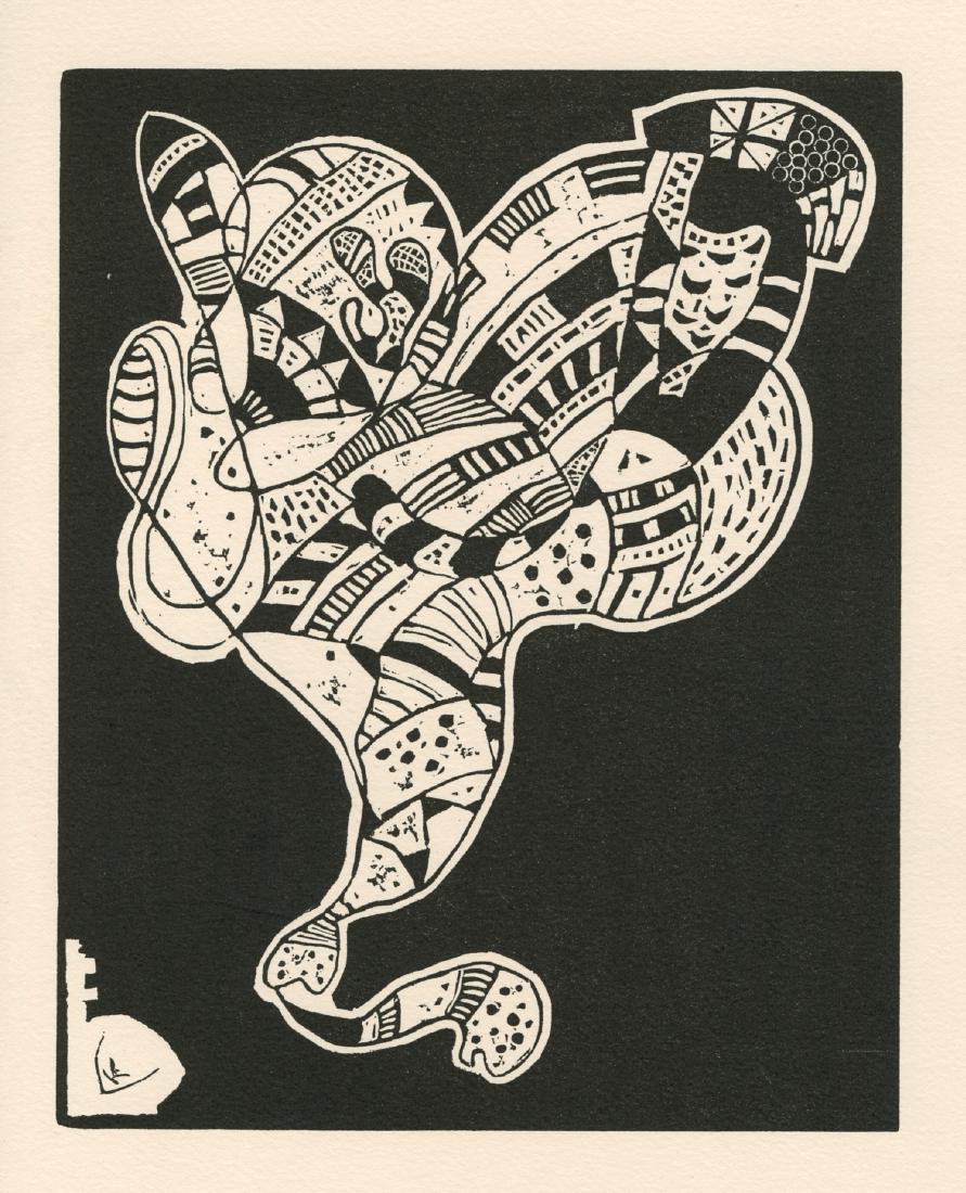 Wassily Kandinsky original woodcut "10 Origin" (1 of 1)