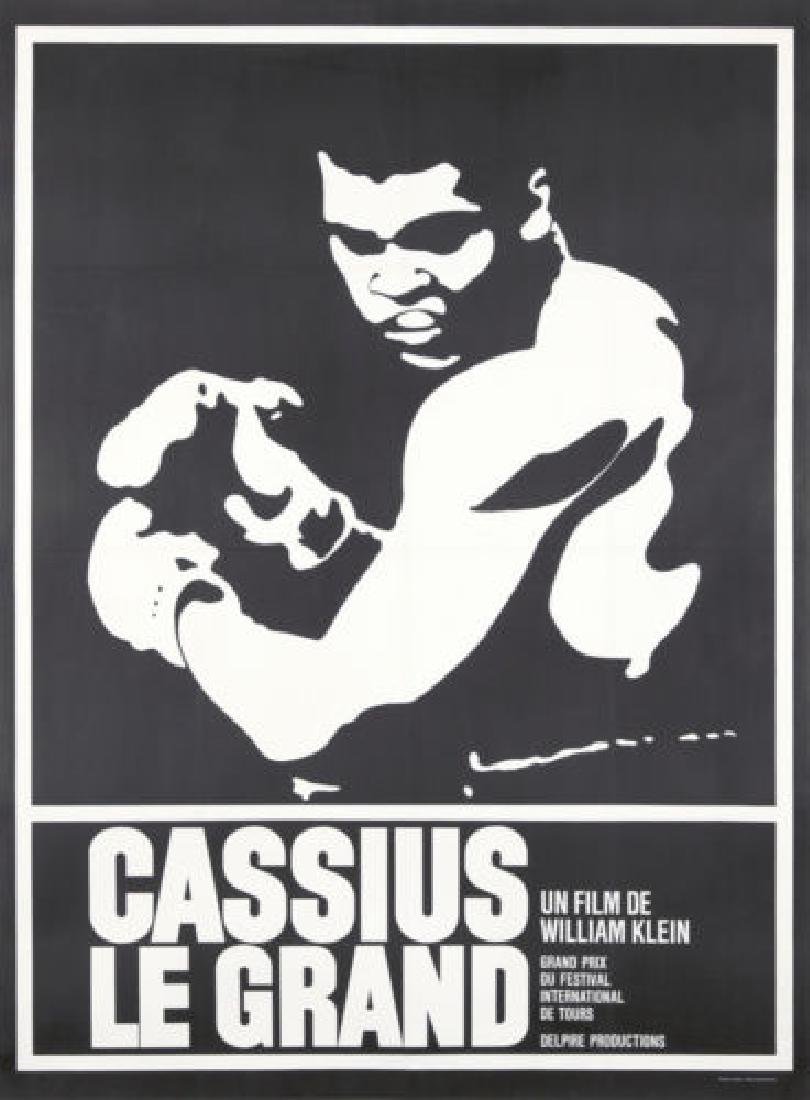 Original Vintage Poster Cassius Clay Muhammed Ali Film: This is the ORIGINAL FIRST PRINTING of this poster. Printed in 1964. “I was as close to Ali as any Jew from New York living in Paris could be,” said William Klein, director of the early French-pro