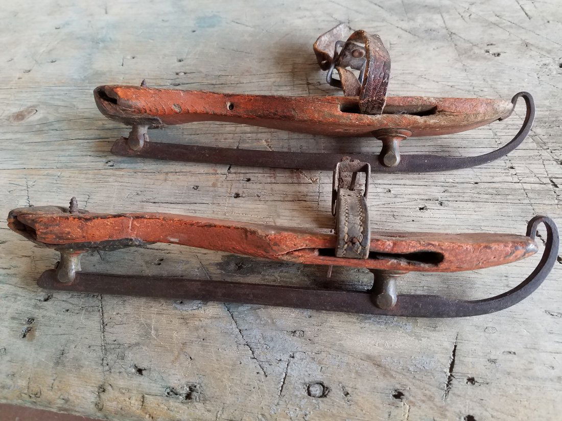 19th C, Early American Ice Skates (1 of 6)