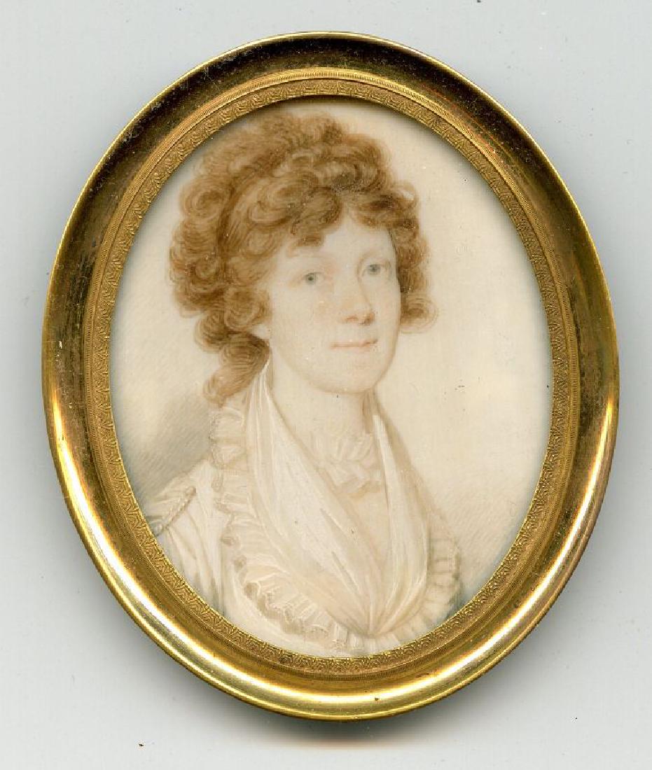 Rare William Lovett Portrait Miniature c1795 (1 of 2)