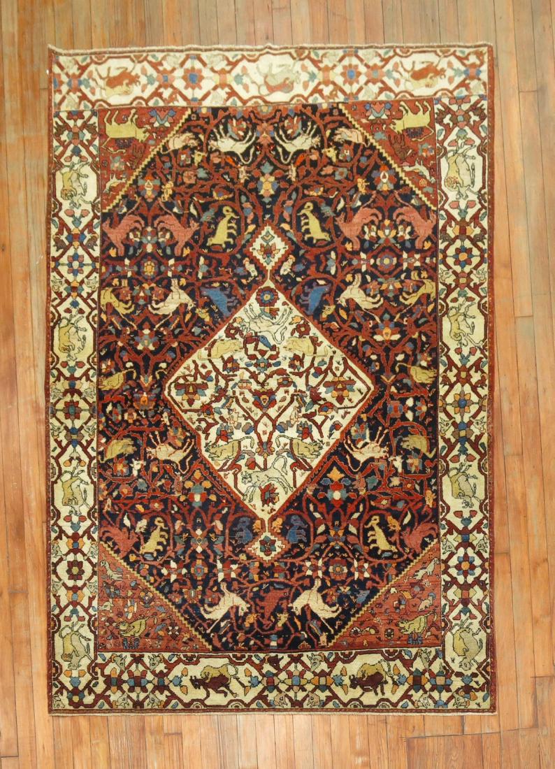 Folk Art Antique Decorative Persian Malayer Rug (1 of 7)