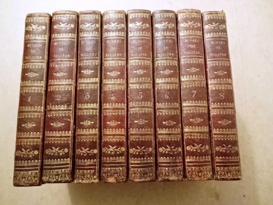 1822 Eight-Vol Set Oeuvres de Moliere (1 of 3)