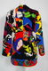 Versace Couture Colorful Vogue Print Reversible Belted - 11