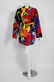 Versace Couture Colorful Vogue Print Reversible Belted - 5