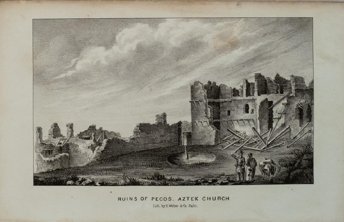 1848 Emory View of Ruins of Pecos Aztek Church, New (1 of 1)