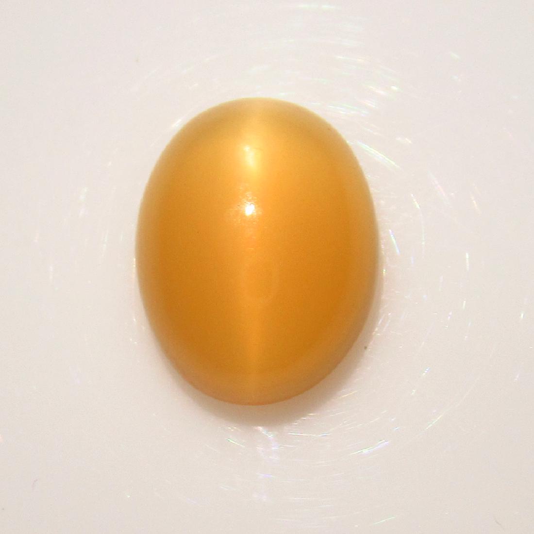 8.36 Ct Genuine Orange Moonstone Catseye Oval Cab (1 of 2)
