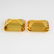 3.79 Ct Genuine Yellow Citrine 9X7 mm Emerald Pair - 2