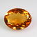 7.56 Ct Genuine Madeira Brandy Yellow Citrine Oval