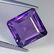 Natural Amethyst Square Cut 6.40 ct