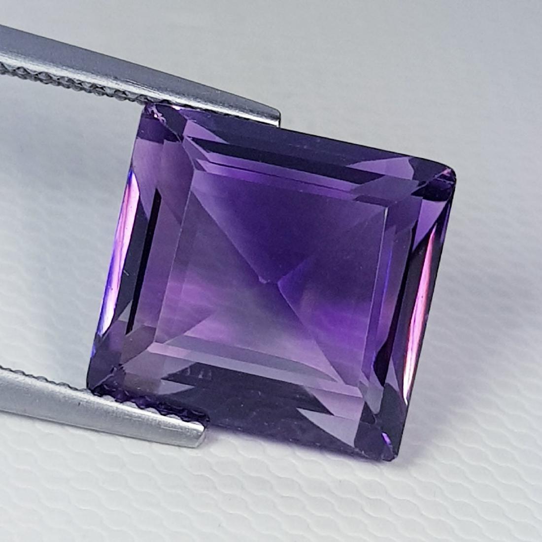 Natural Amethyst Square Cut 9.40 ct (1 of 6)