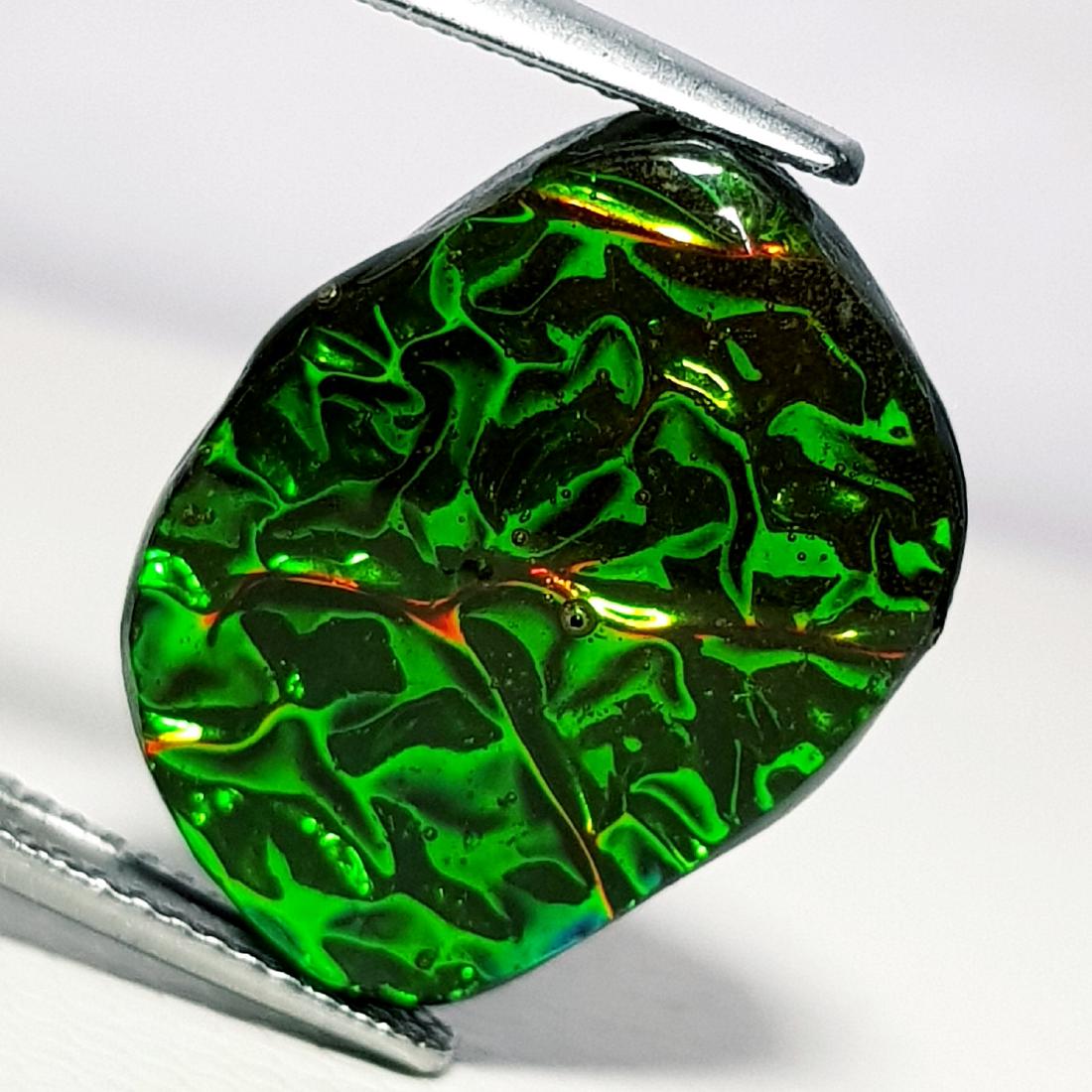 9.84 ct Mexican Fire Opal Doublet (1 of 6)