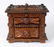 Tramp Art Sewing Box with Hearts - 2