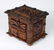 Tramp Art Sewing Box with Hearts - 4