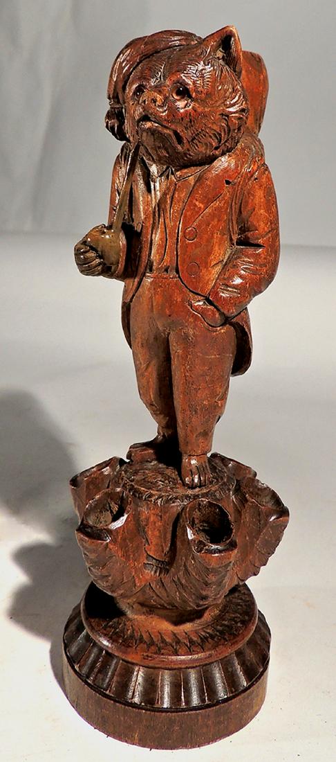 Superb Fine Carved Black Forest Bear (1 of 4)