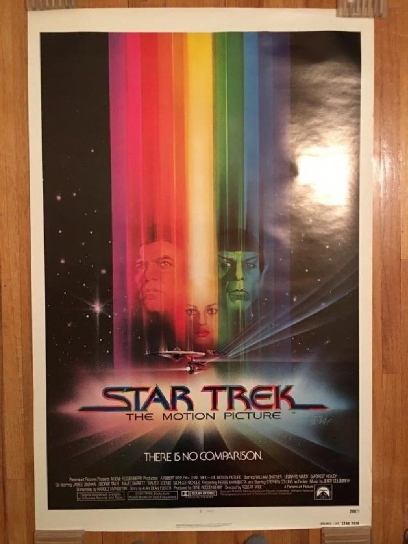 STAR TREK ORIGINAL ONE SHEET MOVIE POSTER 1979 (1 of 3)