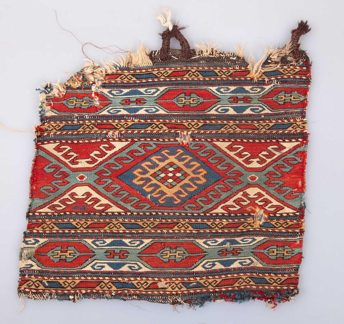 Caucasian Sumak Mafrash End Panel (1 of 4)