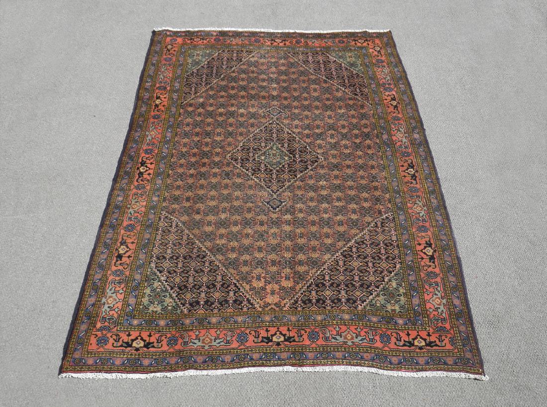 Detailed Semi Antique Persian Bidjar 9.4x6.7 (1 of 8)