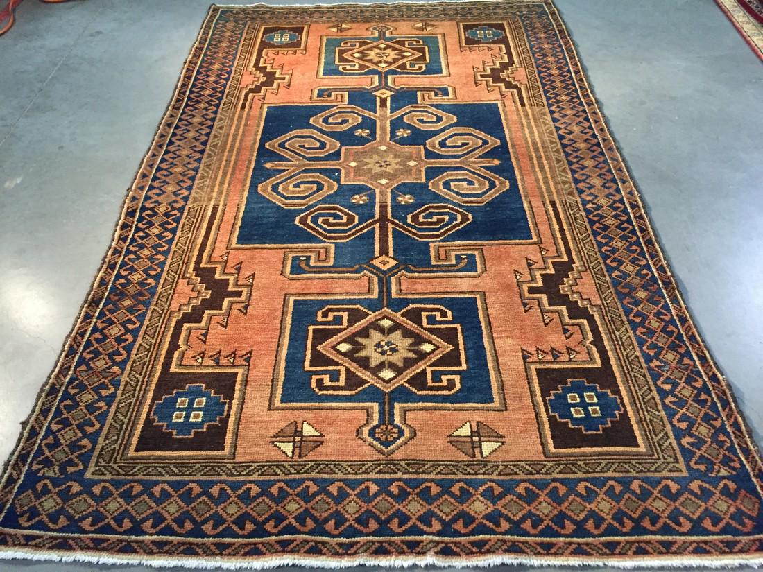 MAGNIFICENT AUTHENTIC PERSIAN RUG 4'.3"X6'.9" (1 of 8)