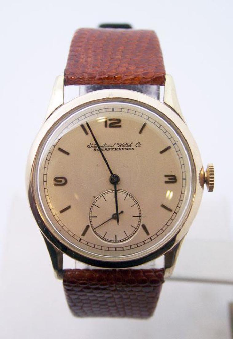 Vintage 14k Gold IWC SHAFFHAUSEN Winding Watch c.1950s (1 of 12)