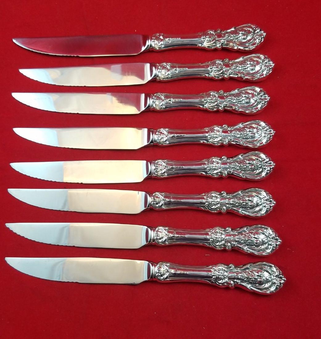 8 Francis I Sterling Custom Made Steak Knives (1 of 3)