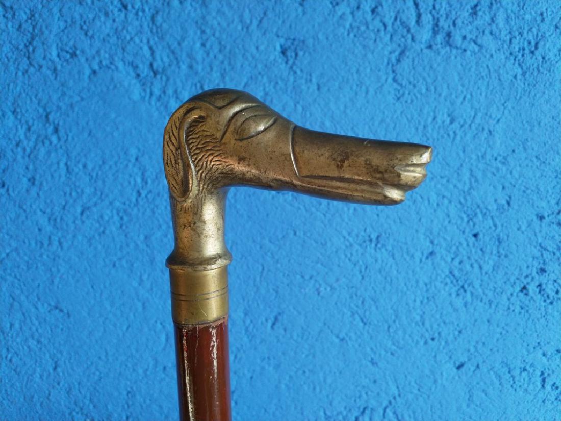 Walking stick with bronze handle (1 of 9)