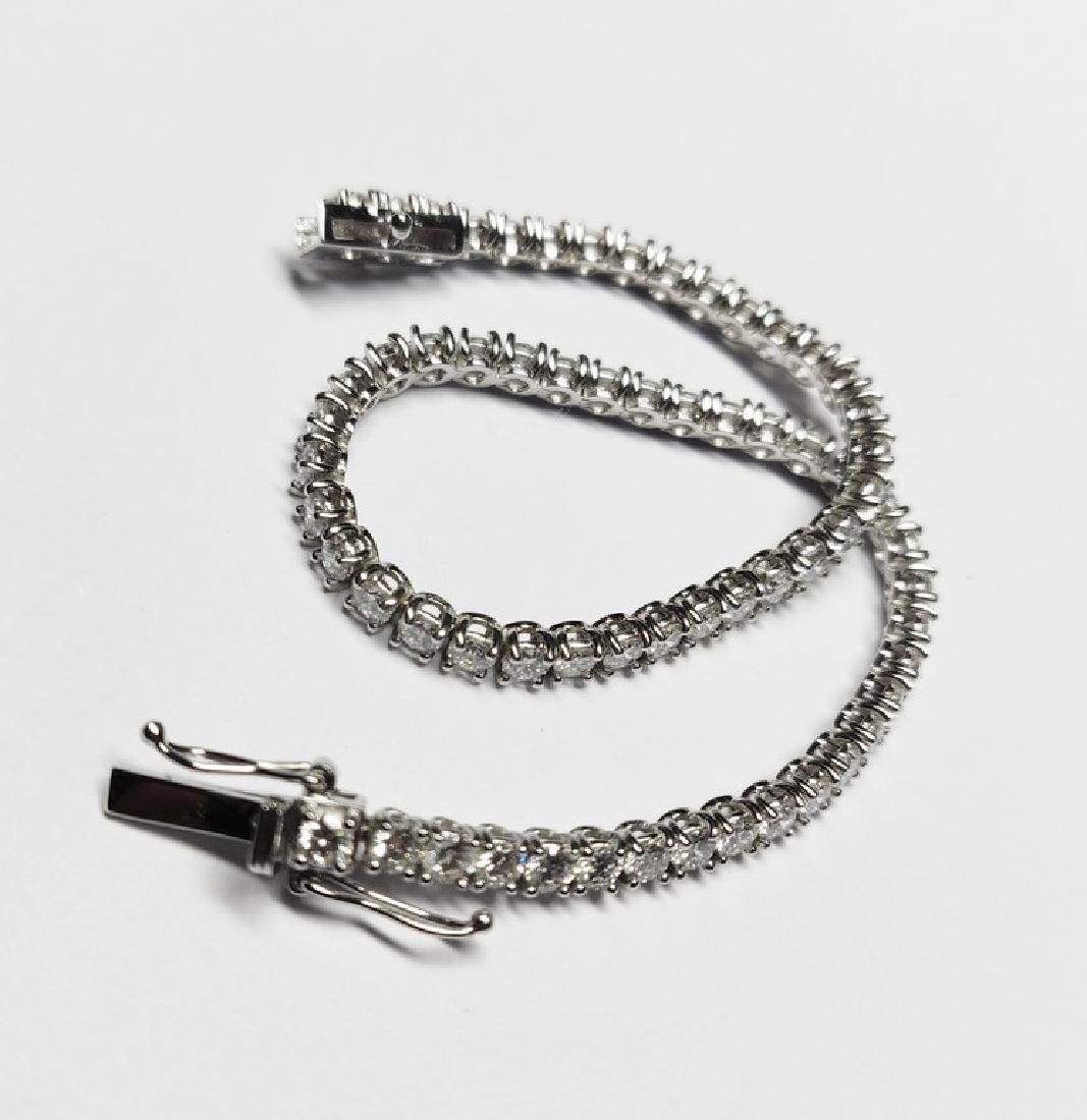 Ladies White Gold Bracelet with 11.26 gram Gold and (1 of 5)