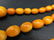 Vintage Baltic Amber Necklace tiger pattern beads - 3