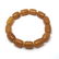 Baltic amber bracelet in old beeswax colour, barrel - 2
