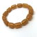 Baltic amber bracelet in old beeswax colour, barrel - 5